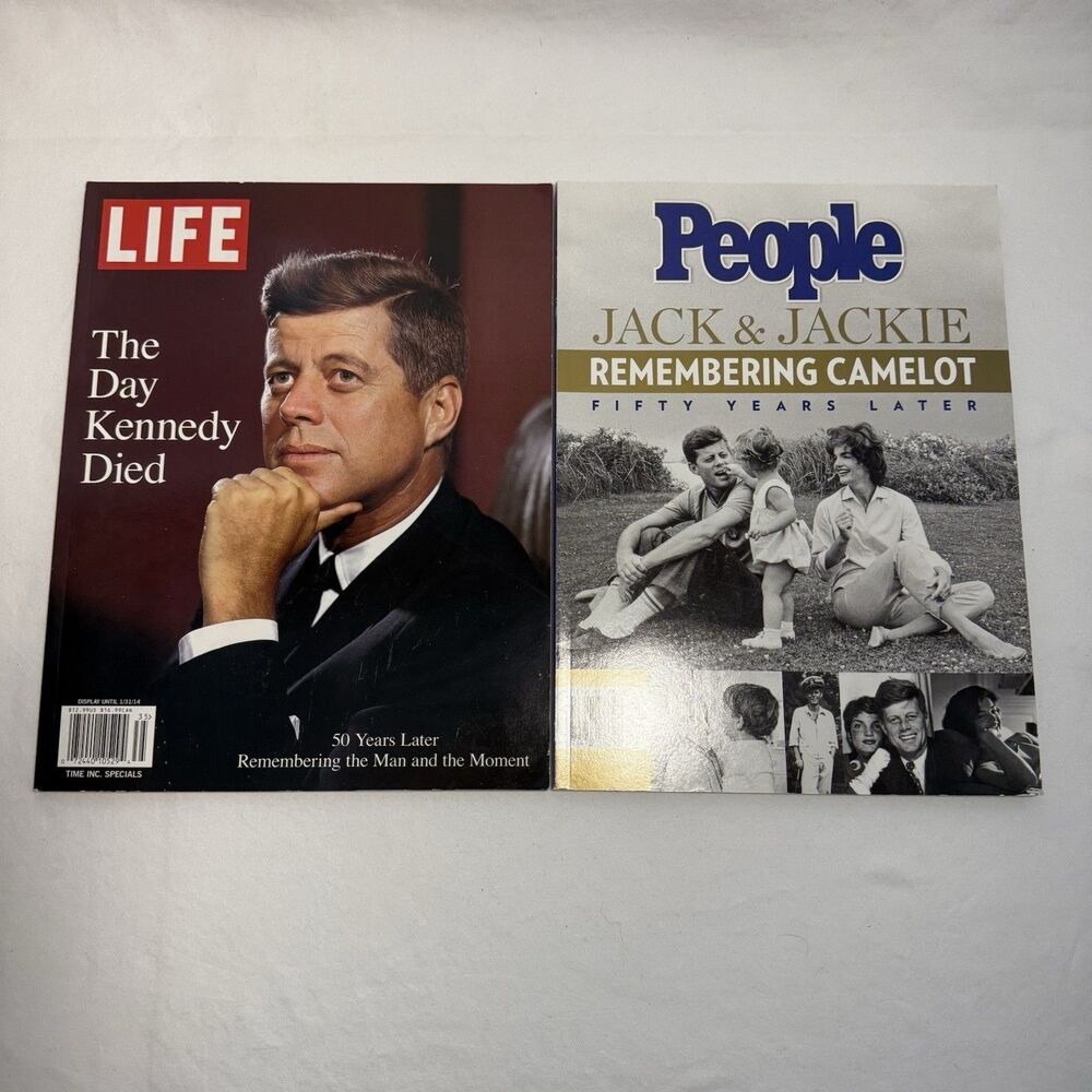 50th Anniversary JFK Assassination Magazines Life & People Remembering Camelot